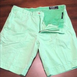 Mint Green Polo Shorts